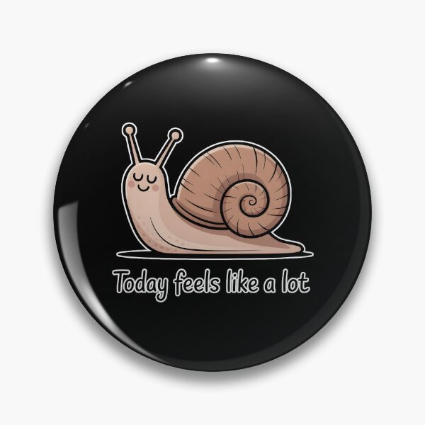 Item preview, Introvert Snail Today Feels Like A Lot Cute Aesthetic Snail Meme designed and sold by ImaginedSpace7.