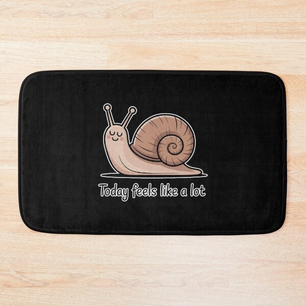 Item preview, Introvert Snail Today Feels Like A Lot Cute Aesthetic Snail Meme designed and sold by ImaginedSpace7.