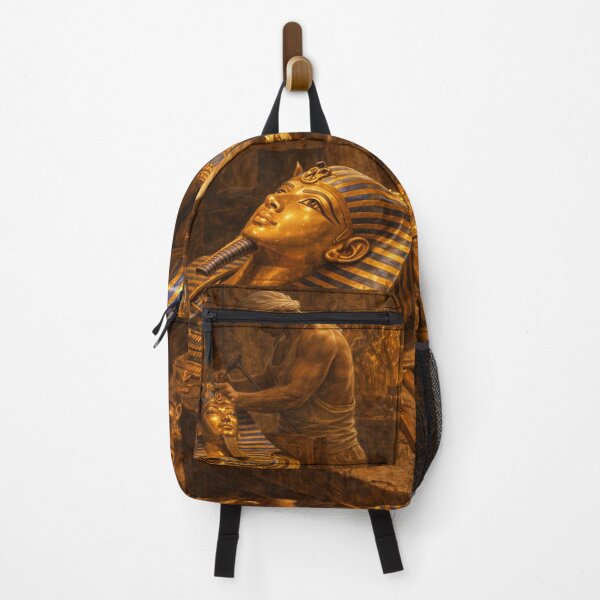 Item preview, Ancient Egyptian Artisan Crafting Golden Pharaoh Mask Royal Art designed and sold by Queen Cleopatra.