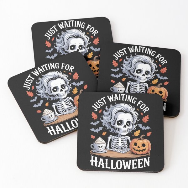 Item preview, Just Waiting For Halloween Skeleton designed and sold by Moon-Ape.