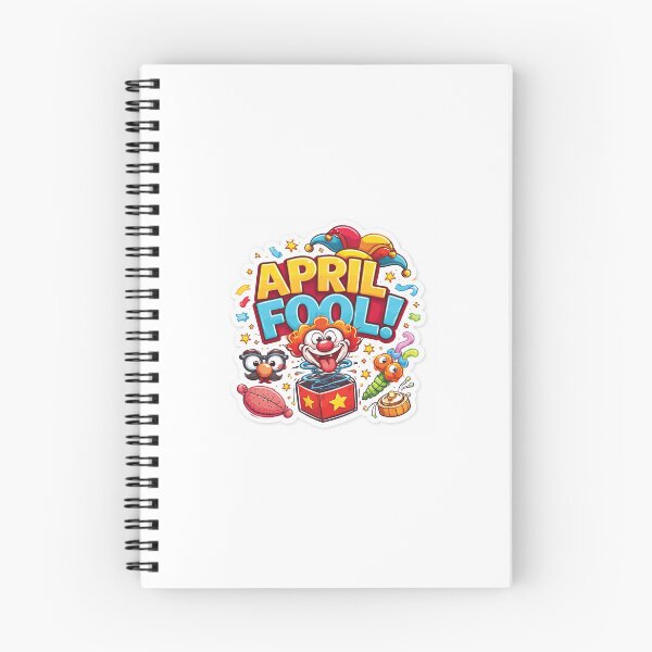 Item preview, April Fool Funny Sticker | Cute Clown Prank Design | April 1 Joke Sticker | Fun Cartoon April Fool Gift designed and sold by Humpty143.