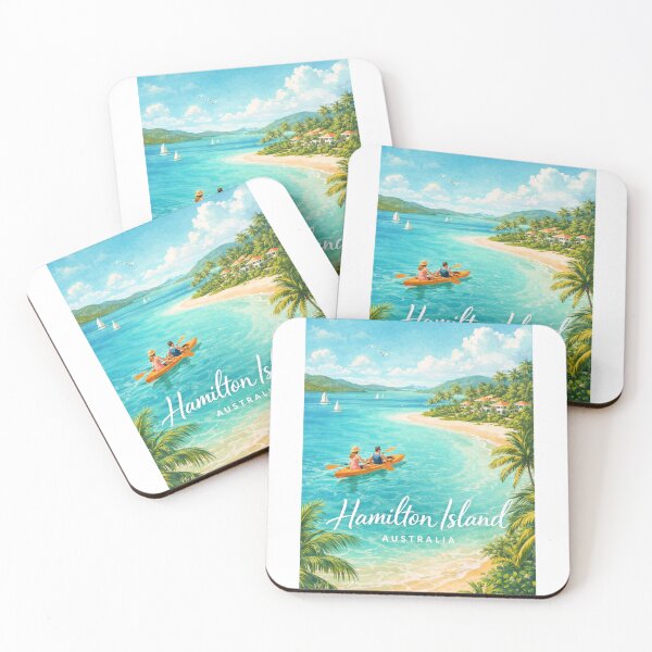 Item preview, Hamilton Island Whitsunday Islands Queensland Great Barrier Reef Coast designed and sold by Aryabek.