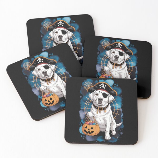 Item preview, labrador Happy halloween Trick or treat designed and sold by Moon-Ape.