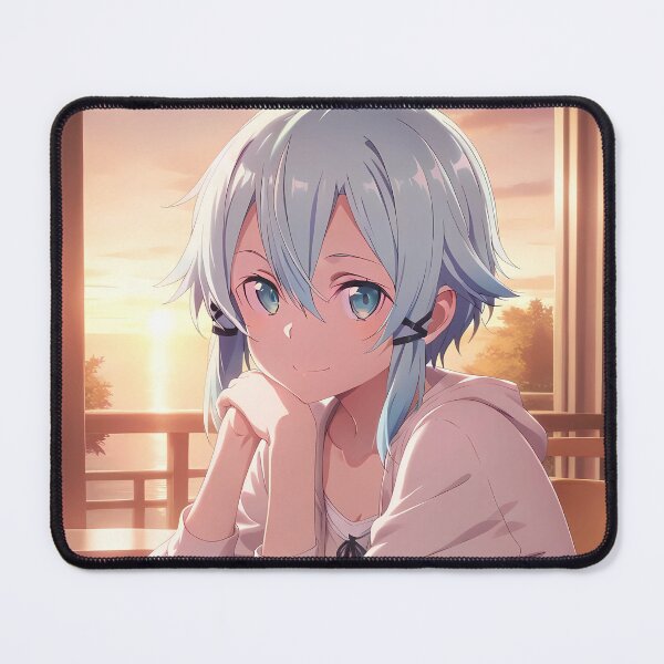 Item preview, Sinon Sword Art Online Sunset Cafe Relaxed Smile designed and sold by Spraykart.