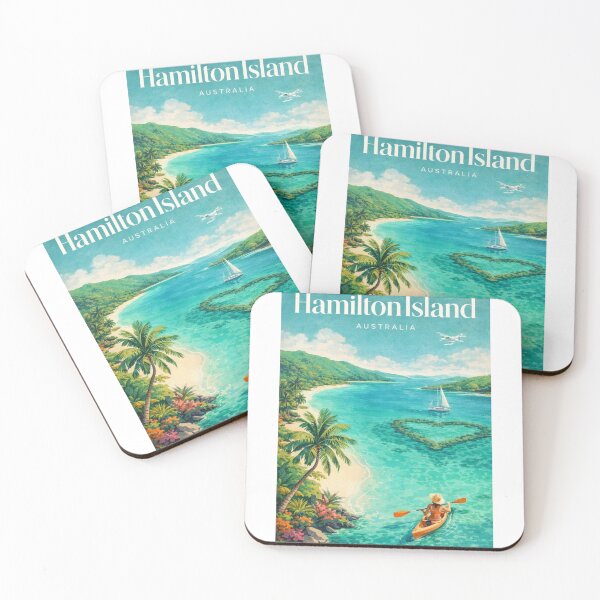Item preview, Hamilton Island Whitsundays Coral Sea Queensland Scenic Lagoon Aerial designed and sold by Aryabek.