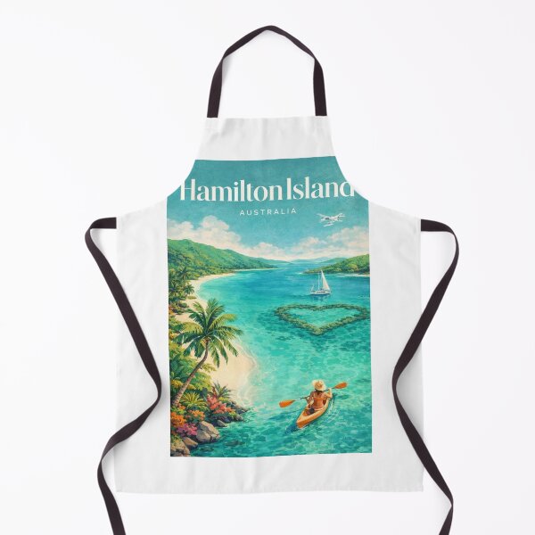 Item preview, Hamilton Island Whitsundays Coral Sea Queensland Scenic Lagoon Aerial designed and sold by Aryabek.