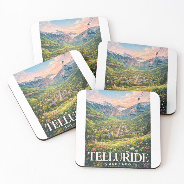 Item preview, Telluride Colorado San Juan Mountains Gondola Valley Scenic View designed and sold by Aryabek.