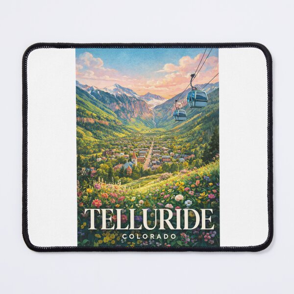 Item preview, Telluride Colorado San Juan Mountains Gondola Valley Scenic View designed and sold by Aryabek.
