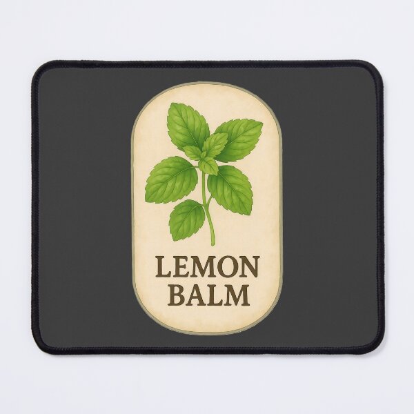 Item preview, Vintage Botanical Herb and Spice Prints: Lemon Balm designed and sold by PinUpPizzazz.