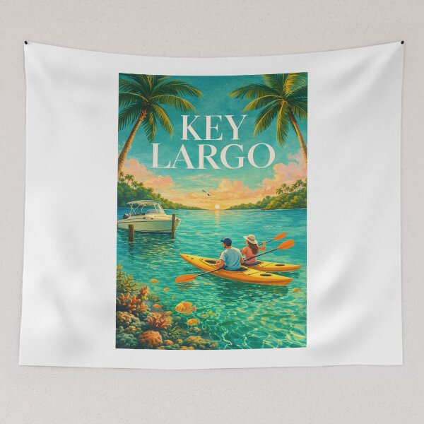 Item preview, Key Largo Florida Overseas Highway Tropical Waters Florida Bay designed and sold by Aryabek.