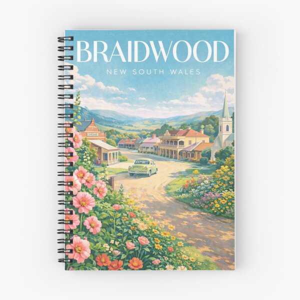 Item preview, Braidwood New South Wales Colonial Streetscape Southern Highlands designed and sold by Aryabek.