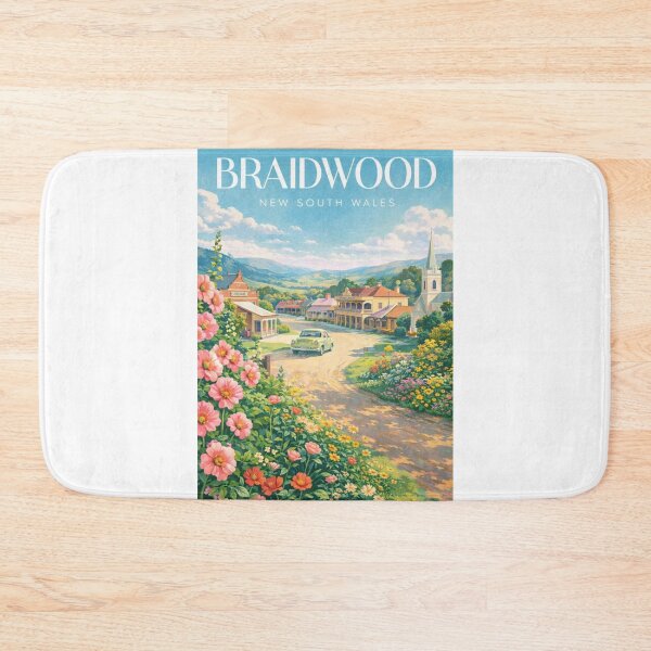 Item preview, Braidwood New South Wales Colonial Streetscape Southern Highlands designed and sold by Aryabek.