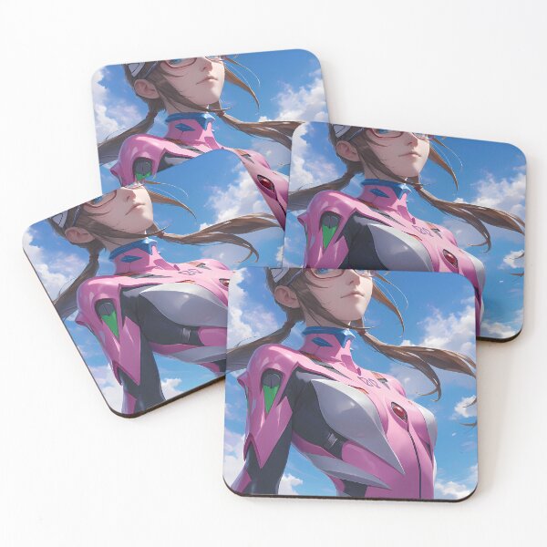 Item preview, Makinami Mari Neon Genesis Evangelion Pink Suit Glasses Sky designed and sold by Spraykart.