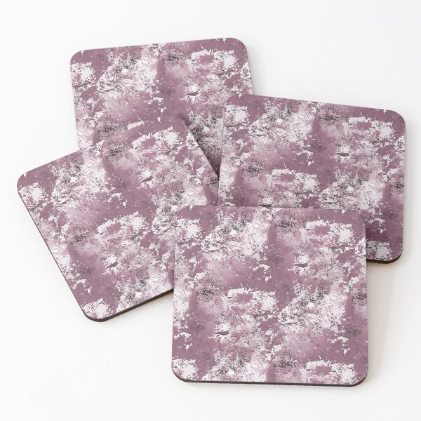 Item preview, Textured Gunge Abstract in Maroon and White designed and sold by Artistestella.