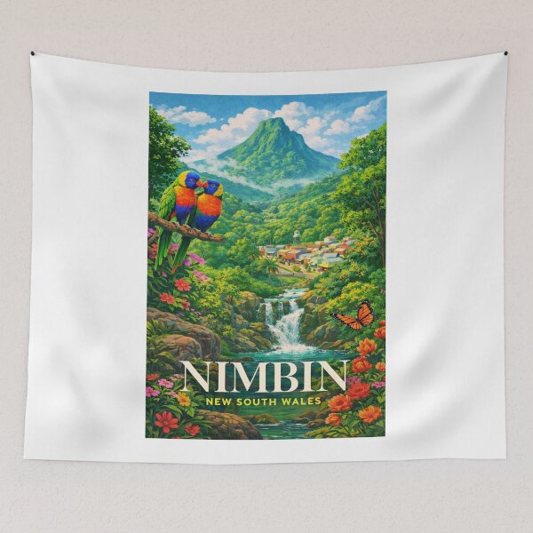 Item preview, Nimbin Nightcap National Park Minyon Falls Northern Rivers New South Wales designed and sold by Aryabek.