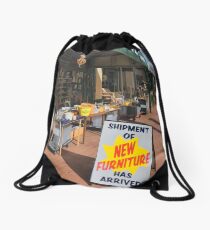 Strolling the streets of Guildford Drawstring Bag