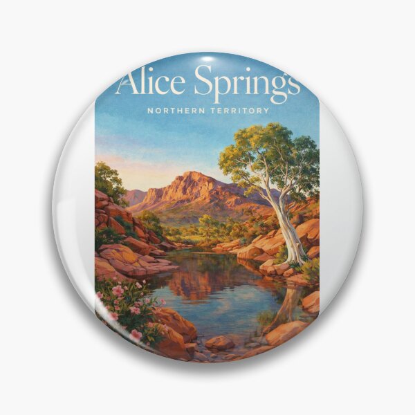 Item preview, Alice Springs Todd River MacDonnell Ranges Northern Territory Outback designed and sold by Aryabek.