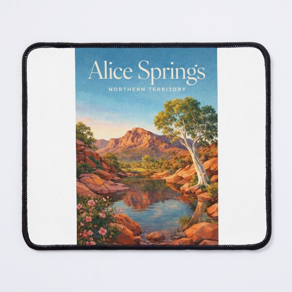 Item preview, Alice Springs Todd River MacDonnell Ranges Northern Territory Outback designed and sold by Aryabek.