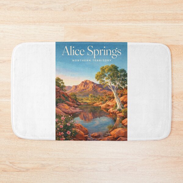 Item preview, Alice Springs Todd River MacDonnell Ranges Northern Territory Outback designed and sold by Aryabek.