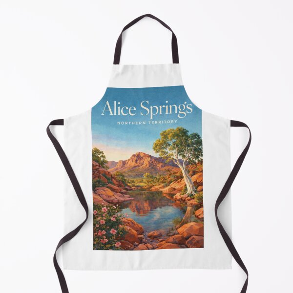 Item preview, Alice Springs Todd River MacDonnell Ranges Northern Territory Outback designed and sold by Aryabek.