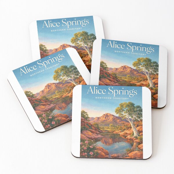 Item preview, Alice Springs Todd River MacDonnell Ranges Northern Territory Outback designed and sold by Aryabek.