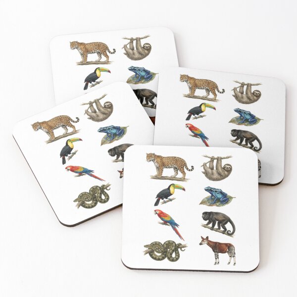 Item preview, Tropical Rainforest Animals designed and sold by ArunDandiboina.
