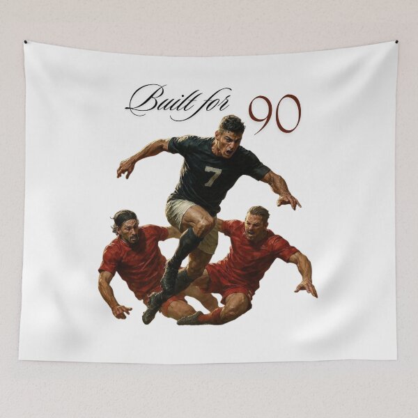 Item preview, Dominance in Motion – Urban Football Art Illustration designed and sold by BuiltFor90.