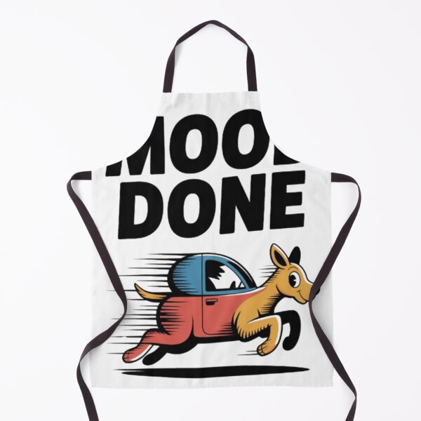Item preview, Mood Done Funny Running Dog Car Hybrid Graphic Tee Design designed and sold by NewUSShop.