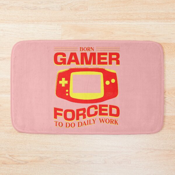 Item preview, Born Gamer Forced To Do Daily Work Retro Handheld Console designed and sold by Abaseen.