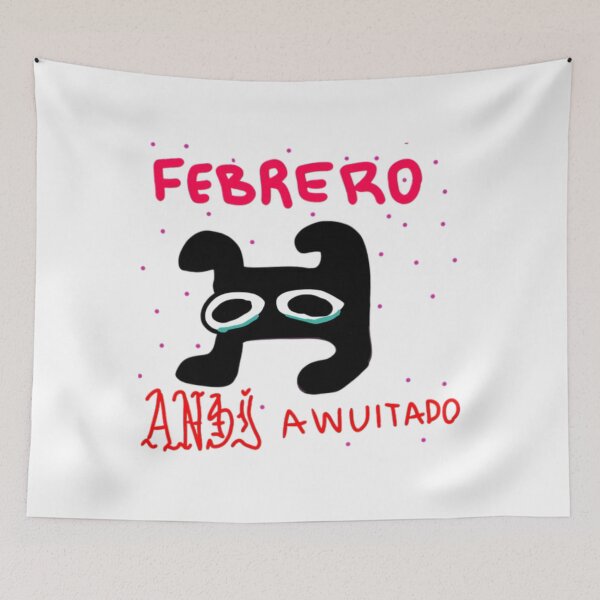 Item preview, Febrero Ansi Awuitado Sad Funny February Doodle designed and sold by Ansitalo.