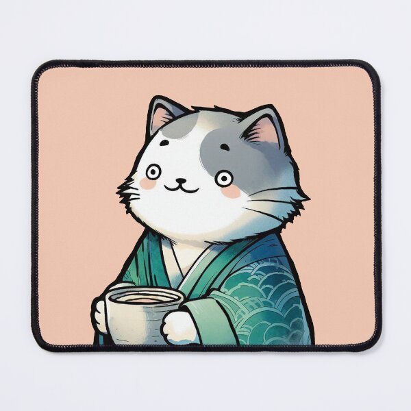 Item preview, Japanese style colorful cat - Good job designed and sold by WABISABIMOMENTS.