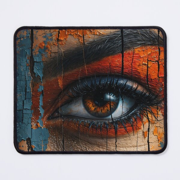 Item preview, Cracked Painted Eye Wall Art designed and sold by Kaleidoscope Print.