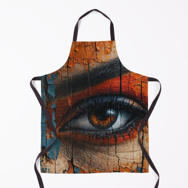 Item preview, Cracked Painted Eye Wall Art designed and sold by Kaleidoscope Print.