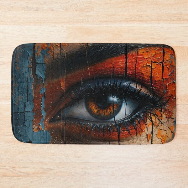 Item preview, Cracked Painted Eye Wall Art designed and sold by Kaleidoscope Print.