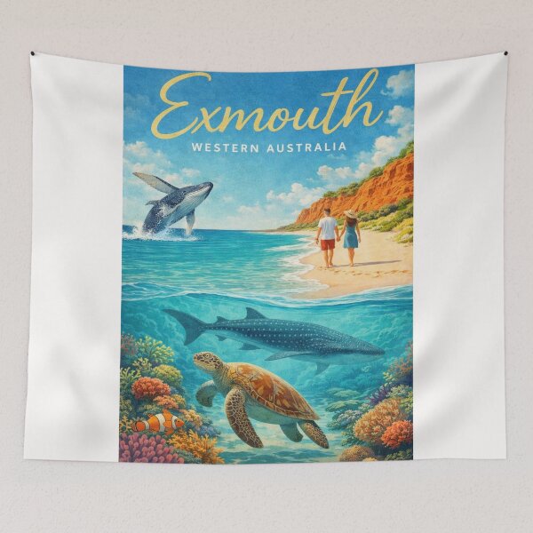 Item preview, Exmouth Western Australia Ningaloo Reef and Cape Range Coastline designed and sold by Places On Earth.