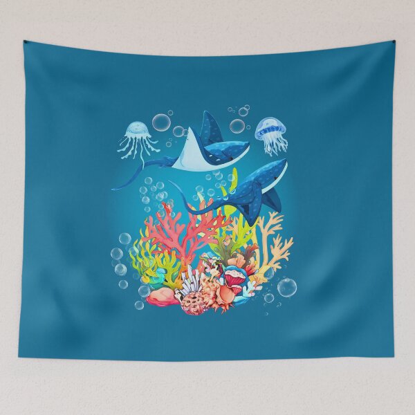 Item preview, Stingrays Ocean Flight designed and sold by Tripp Art Studio.