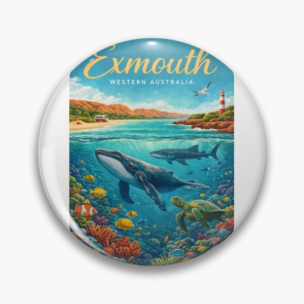 Item preview, Exmouth Western Australia Ningaloo Reef Marine Life and Vlamingh Head Lighthouse designed and sold by Places On Earth.