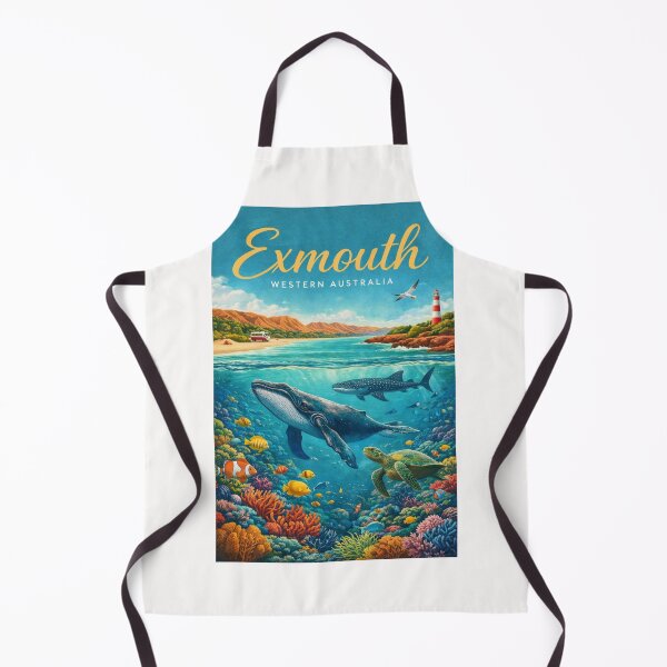 Item preview, Exmouth Western Australia Ningaloo Reef Marine Life and Vlamingh Head Lighthouse designed and sold by Places On Earth.
