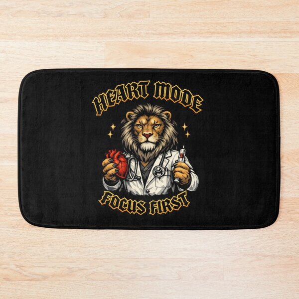 Item preview, Heart Mode Focus First – Lion Cardiologist Doctor Medical Design designed and sold by ClinicalHubs.
