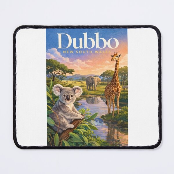 Item preview, Dubbo New South Wales Taronga Western Plains Zoo and Macquarie River Landscape designed and sold by Places On Earth.