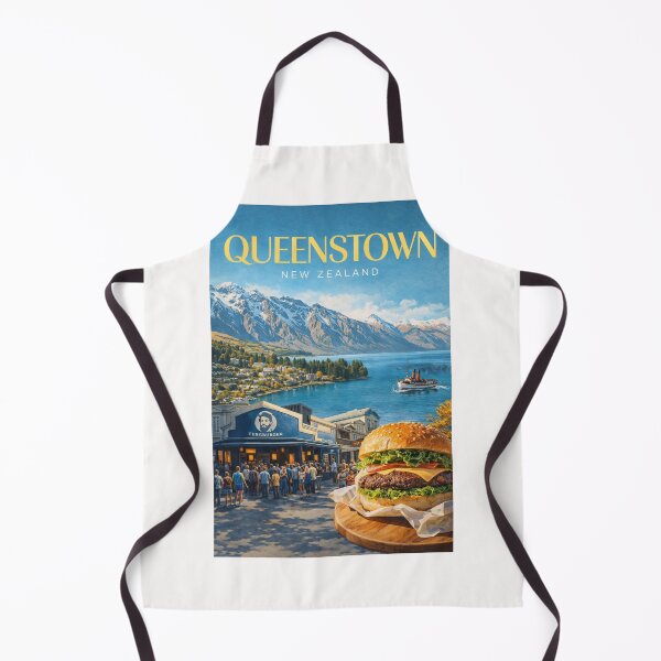 Item preview, Queenstown New Zealand Lake Wakatipu and The Remarkables Skyline designed and sold by Places On Earth.