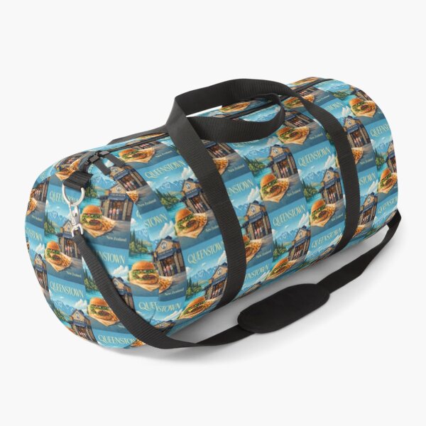 Item preview, Queenstown New Zealand Fergburger and Lake Wakatipu Waterfront designed and sold by Places On Earth.