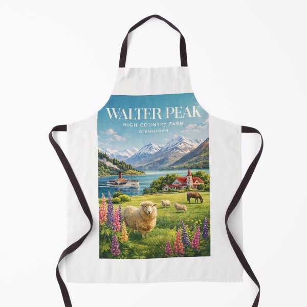 Item preview, Walter Peak High Country Farm Queenstown Lake Wakatipu and Cecil Peak designed and sold by Places On Earth.