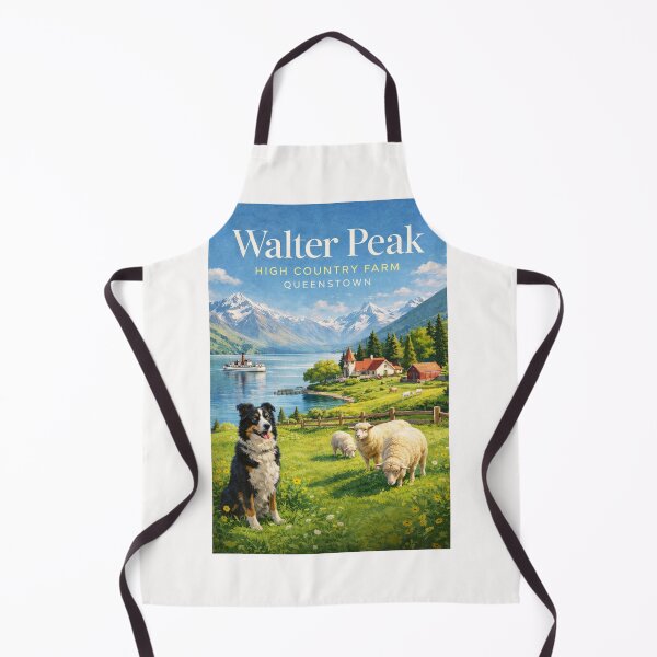 Item preview, Walter Peak High Country Farm Queenstown Pastoral Landscape and Lake Wakatipu designed and sold by Places On Earth.