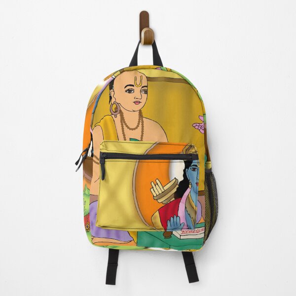 Item preview, Hanuman and Tulsidas Devotional Art – Hindu Spiritual Illustration Description: designed and sold by Harshit_Digital_Arts.