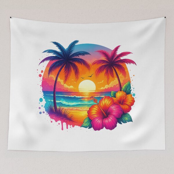 Item preview, Tropical Paradise Sunset designed and sold by KrisGraphic45.