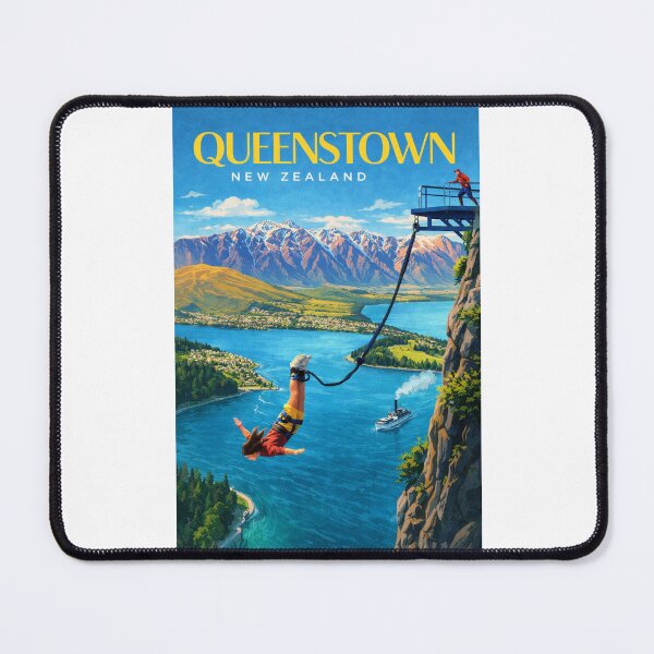 Item preview, Queenstown Kawarau Bridge Bungy Lake Wakatipu Southern Alps Adventure New Zealand designed and sold by Places On Earth.