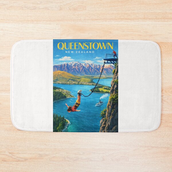 Item preview, Queenstown Kawarau Bridge Bungy Lake Wakatipu Southern Alps Adventure New Zealand designed and sold by Places On Earth.