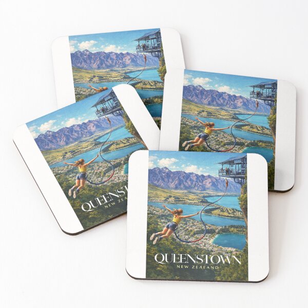 Item preview, Queenstown Kawarau Gorge Bungy Jump Southern Alps Lake Wakatipu New Zealand designed and sold by Places On Earth.