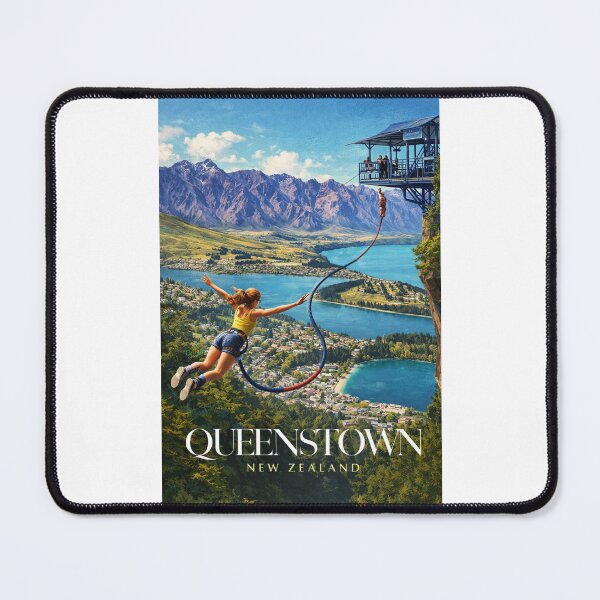 Item preview, Queenstown Kawarau Gorge Bungy Jump Southern Alps Lake Wakatipu New Zealand designed and sold by Places On Earth.